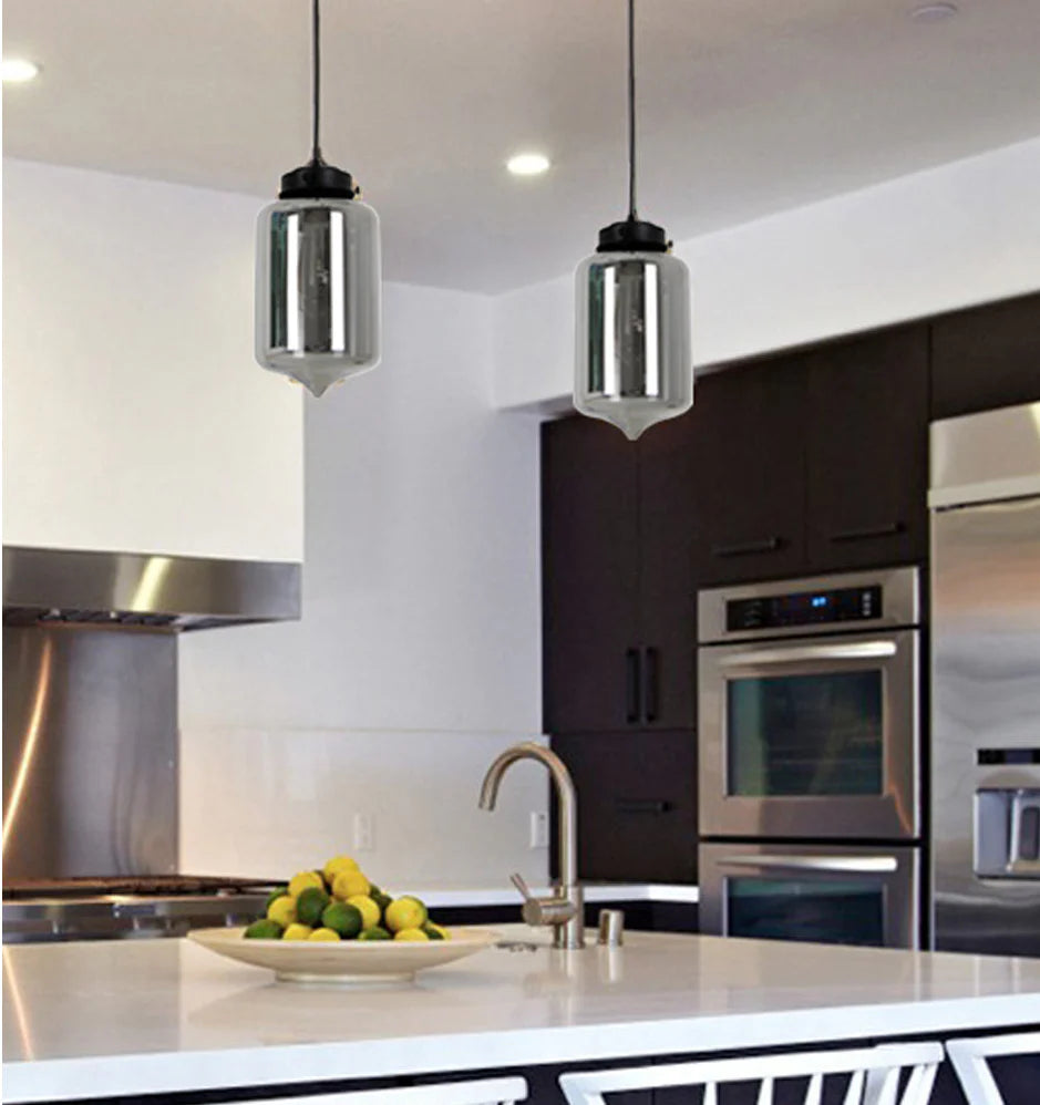 MASON: Modern Retro Tipped Glass Pendant Lights