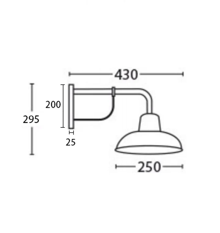 DEKSEL: Aged Copper Interior Wall Light IP23 WALL LIGHT
