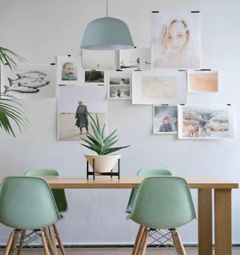 PASTEL: Scandinavian Angled Dome Shape Pendant Lights