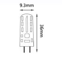 1.5W G4 LED Bi-Pin 12V (10W Halogen Replacement)