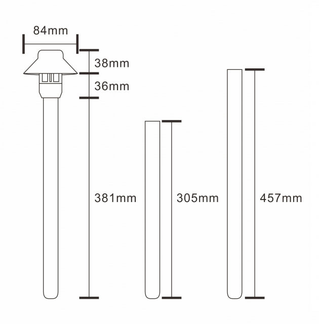 Brass Path Light PPL2301WB