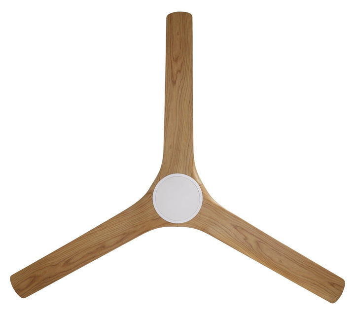 TAHITI 52/72 DC Outdoor ceiling fan IP66 -White with Blackbutt