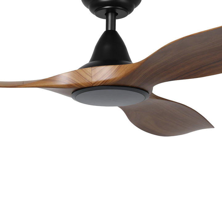 EGLO NOOSA 52 DC ceiling fan Black with New Teak Ceiling Fan