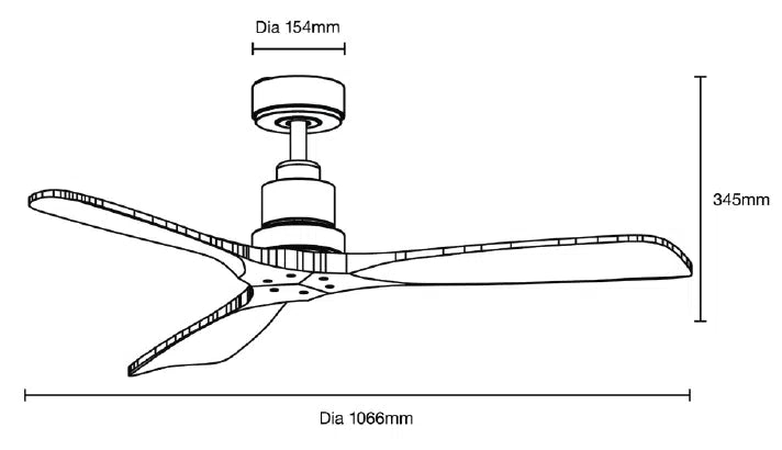 Mallorca DC 42″ & 52″ Smart Ceiling Fan With WIFI Remote Control