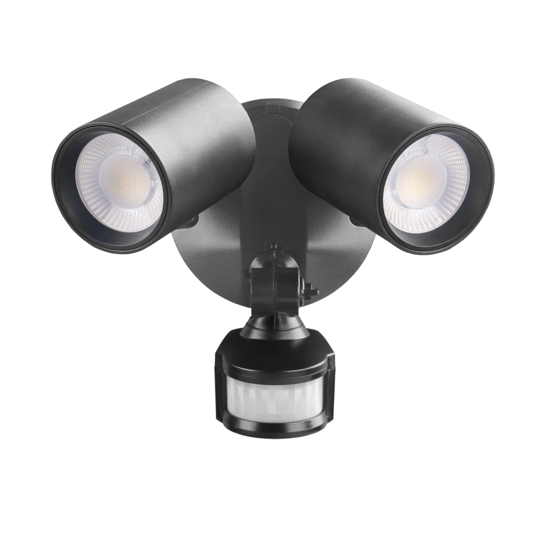 PHL LED Sensor Light MAX PHL4272 Black Flood and Sensor light