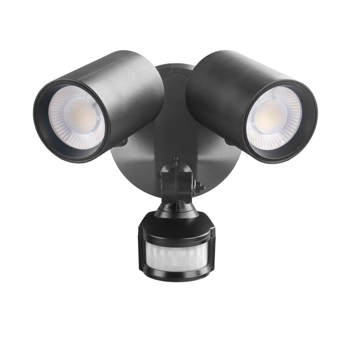 PHL LED Sensor Light MAX PHL4272 Black Flood and Sensor light