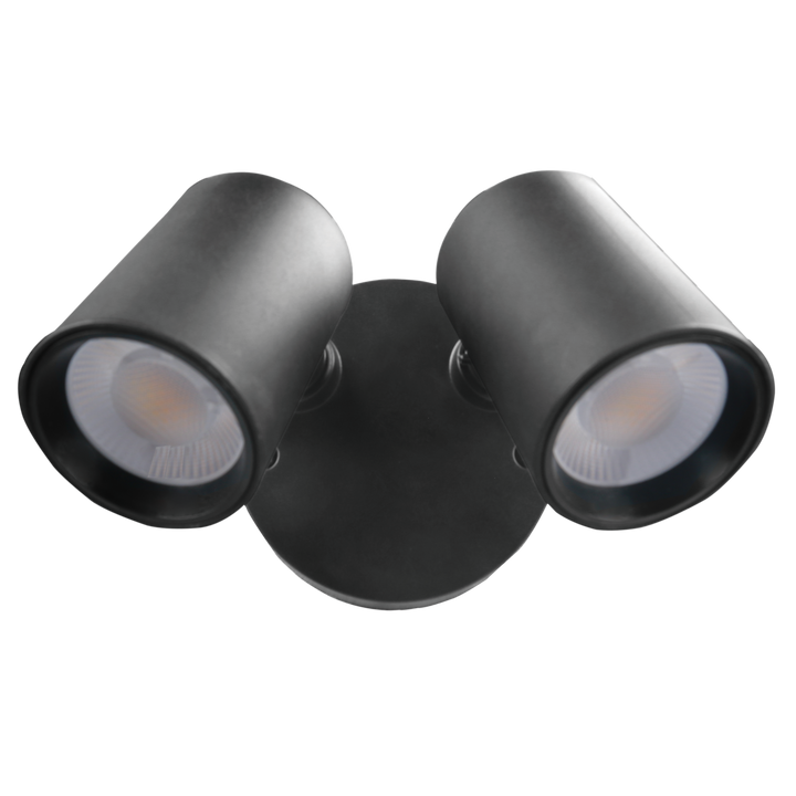 PHL LED Light MAX Round base PHL4285 Black Flood and Sensor light