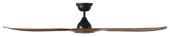 TAHITI 52/72 DC Outdoor ceiling fan with LED Light IP66 -Black Teak