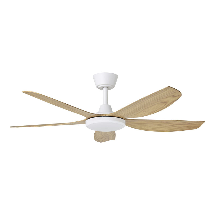 MIAMI DC Smart Ceiling Fan with Remote and Wall Control Blackbutt With Light Ceiling Fan