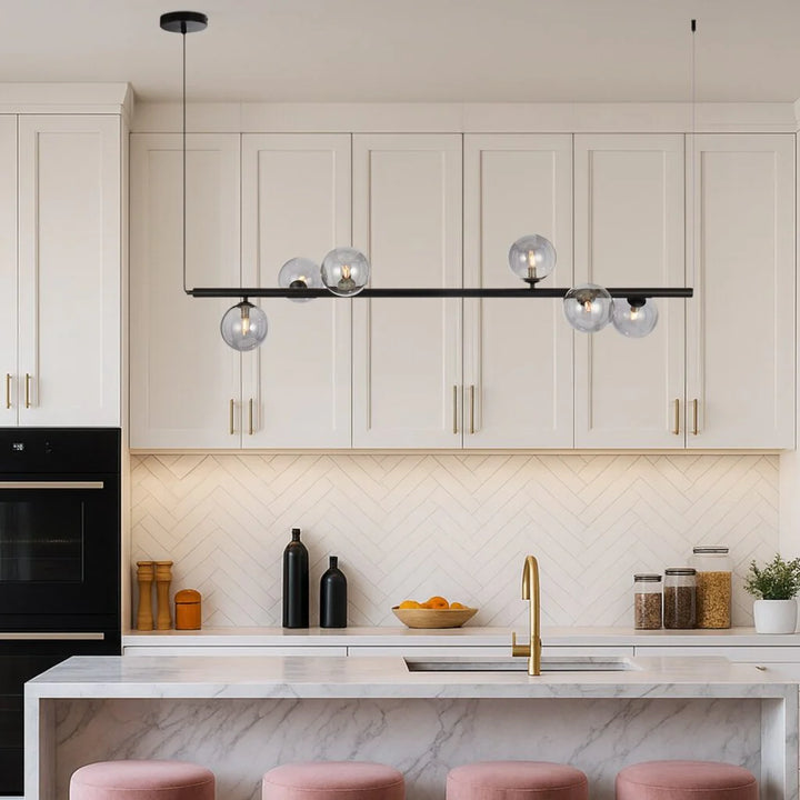 ELSON 6 LIGHT PENDANT BLACK Pendant