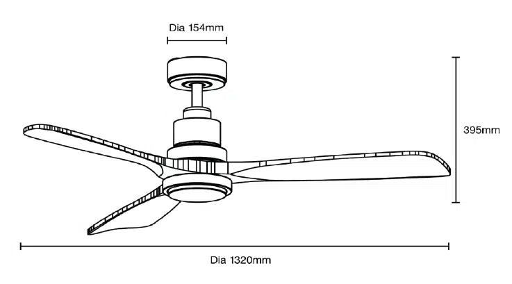 Mallorca DC 42″ & 52″ Smart Ceiling Fan With WIFI Remote Control + LED Light