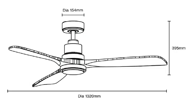 Mallorca DC 42″ & 52″ Smart Ceiling Fan With WIFI Remote Control + LED Light