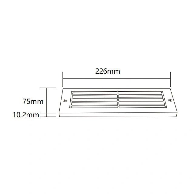 Surface Mount Step/Wall Light PI-SLC2101WB