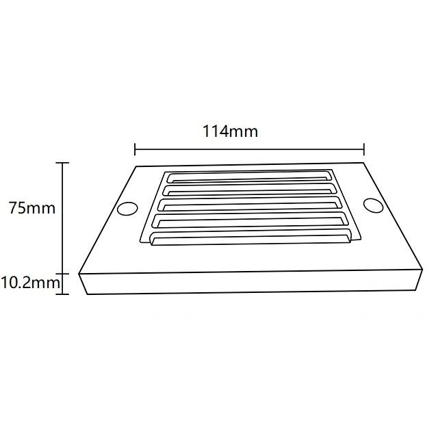 Surface Mount Step/Wall Light PI-SLC2111WB