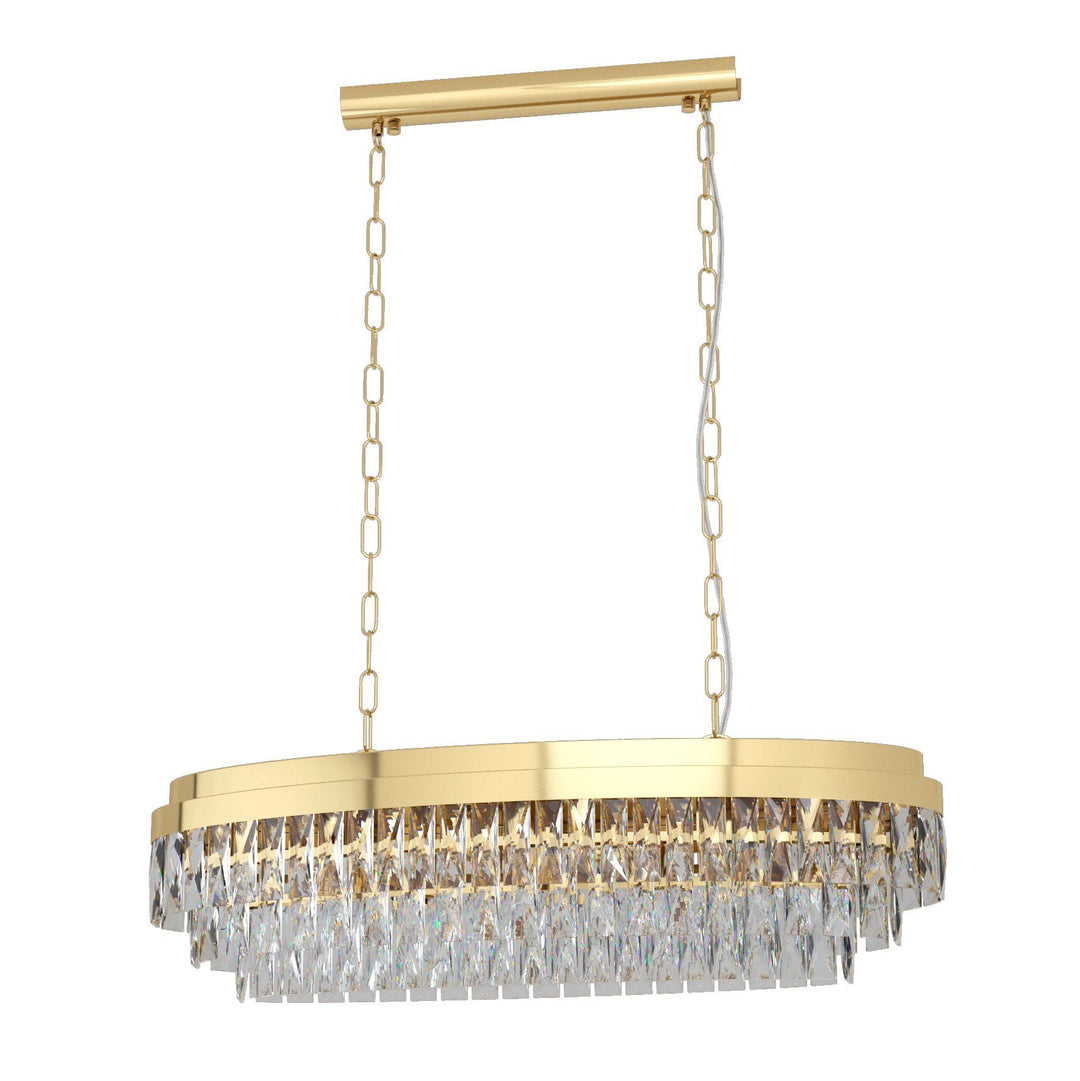VALPARAISO 10 lights pendant 900mm Gold Chandelier