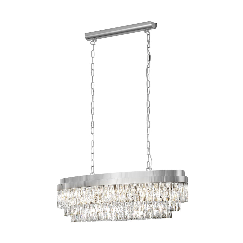 VALPARAISO 10 lights pendant 900mm Chrome Chandelier