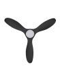 EGLO NOOSA 52 DC ceiling fan with LED light MATTE BLACK