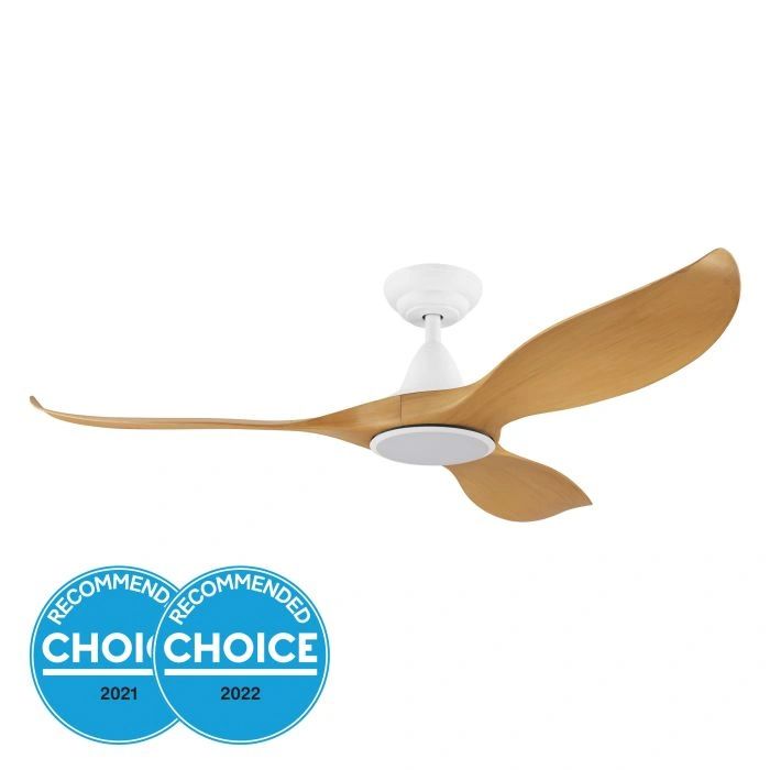 EGLO NOOSA 52 DC ceiling fan with LED light BAMBOO