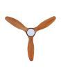 EGLO NOOSA 52 DC ceiling fan with LED light TEAK