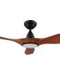 EGLO NOOSA 52 DC ceiling fan with LED light TEAK