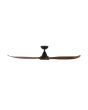 EGLO NOOSA 60 DC ceiling fan with LED light DARK NATURAL TIMBER