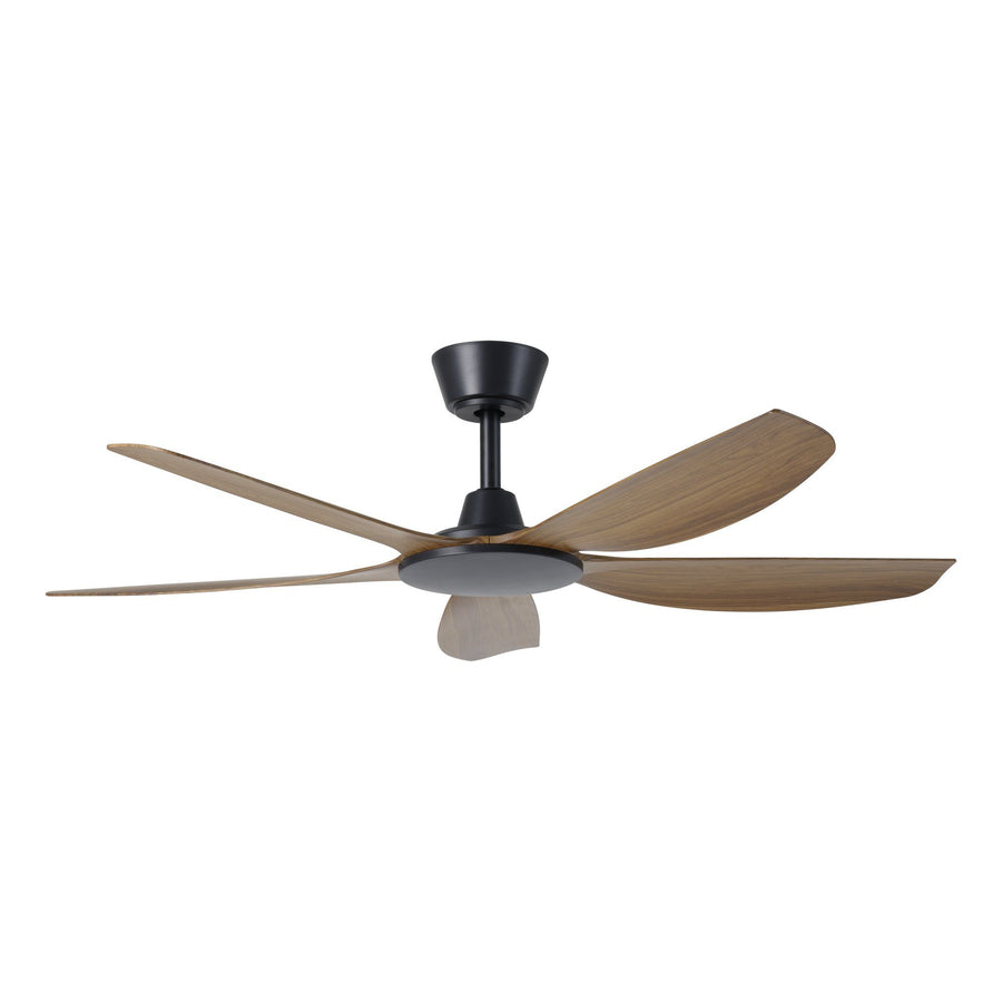 MIAMI DC Smart Ceiling Fan with Remote and Wall Control Teak Ceiling Fan