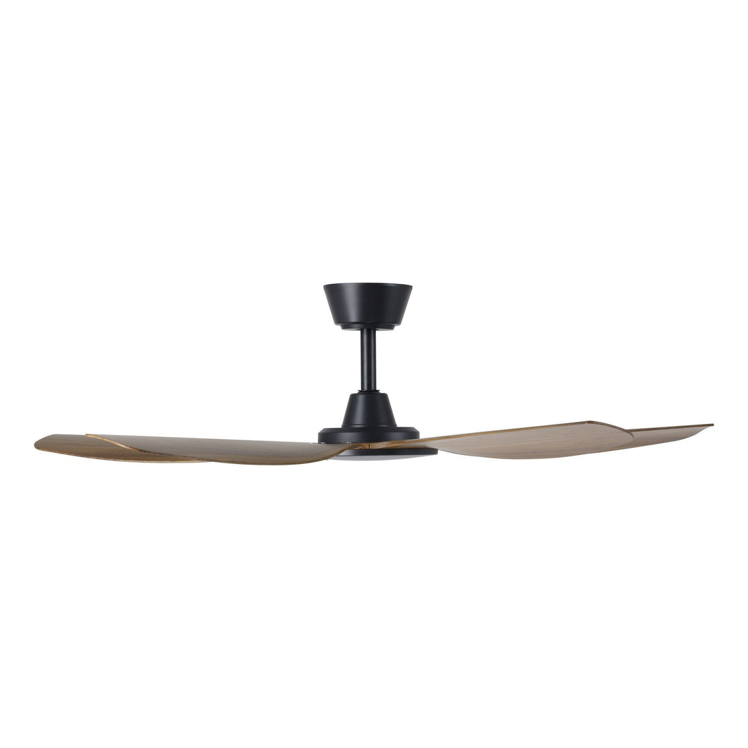 MIAMI DC Smart Ceiling Fan with Remote and Wall Control Teak Ceiling Fan