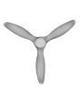 EGLO NOOSA 60 DC ceiling fan with LED light TITANIUM