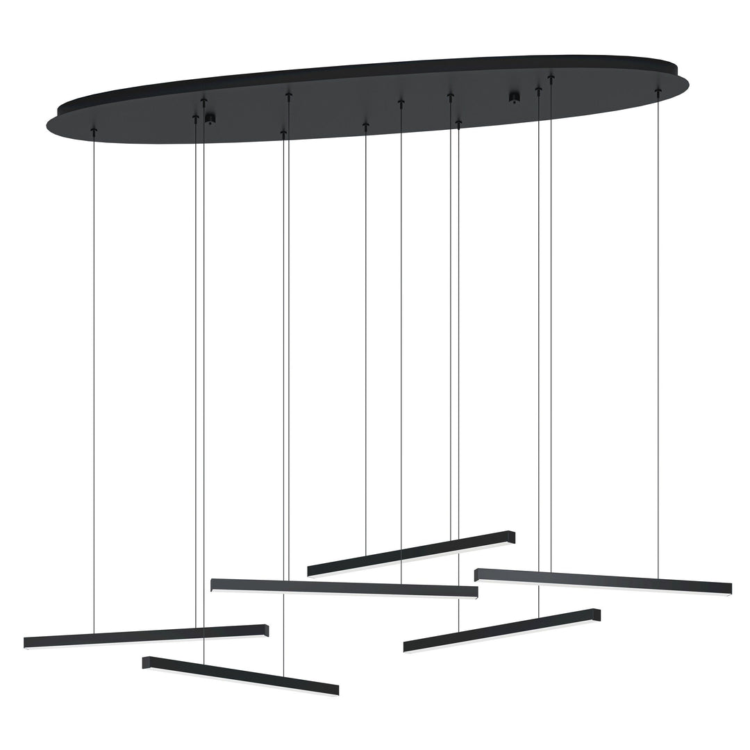 LINDOZA 6 lights oblong pendant light