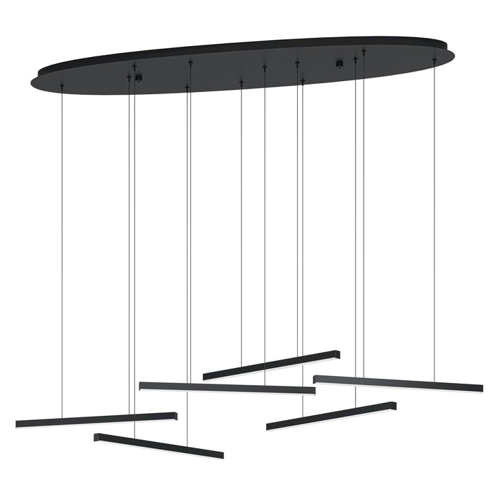 LINDOZA 6 lights oblong pendant light