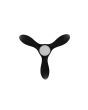 EGLO NOOSA 40 DC ceiling fan with LED light MATTE BLACK