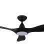 EGLO NOOSA 40 DC ceiling fan with LED light MATTE BLACK