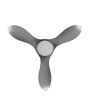 EGLO NOOSA 40 DC ceiling fan with LED light TITANIUM