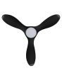 EGLO NOOSA 46 DC ceiling fan with LED light MATTE BLACK