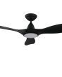 EGLO NOOSA 46 DC ceiling fan with LED light MATTE BLACK