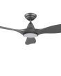 EGLO NOOSA 46 DC ceiling fan with LED light TITANIUM