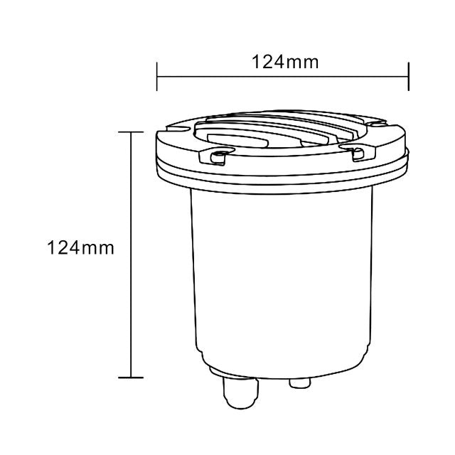 Brass In-Ground Well Light PGL2301WB