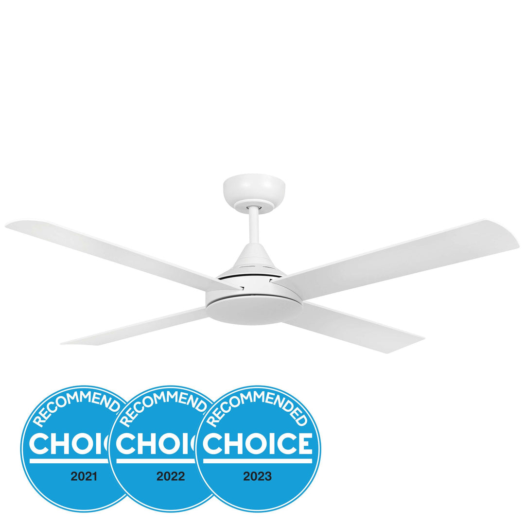 EGLO STRADBROKE 48 DC ceiling fan MATTE BLACK White Ceiling Fan
