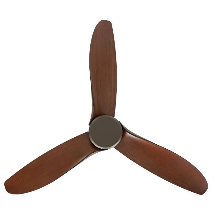 EGLO TORQUAY 56 DC ceiling fan RED BROWN WOOD OPTICS