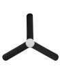 EGLO ILUKA 52 DC ceiling fan with LED light BLACK MATT