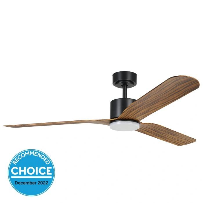 EGLO ILUKA 60 DC ceiling fan with LED light BROWN RUSTIC