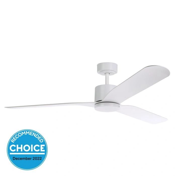 EGLO ILUKA 60 DC ceiling fan with LED light WHITE MATT