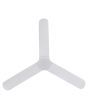 EGLO ILUKA 52 DC hugger ceiling fan with LED light MATTE WHITE