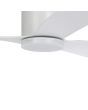 EGLO ILUKA 52 DC hugger ceiling fan with LED light MATTE WHITE