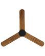 EGLO ILUKA 52 DC hugger ceiling fan with LED light BROWN RUSTIC