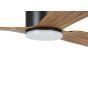 EGLO ILUKA 52 DC hugger ceiling fan with LED light BROWN RUSTIC