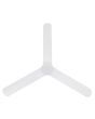 EGLO ILUKA 60 DC hugger ceiling fan with LED light WHITE MATT