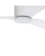 EGLO ILUKA 60 DC hugger ceiling fan with LED light WHITE MATT