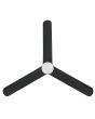 EGLO ILUKA 60 DC hugger ceiling fan with LED light MATTE BLACK