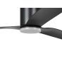 EGLO ILUKA 60 DC hugger ceiling fan with LED light MATTE BLACK